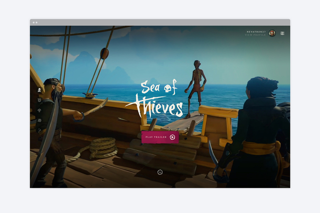 Sea of Thieves website